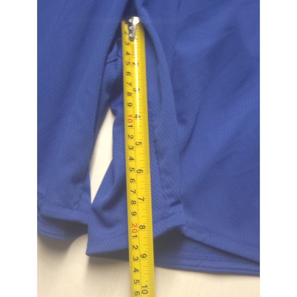 Nike Men's Blue Athletic Shorts Elastic Drawstring Solid Flat - Picture 7 of 7